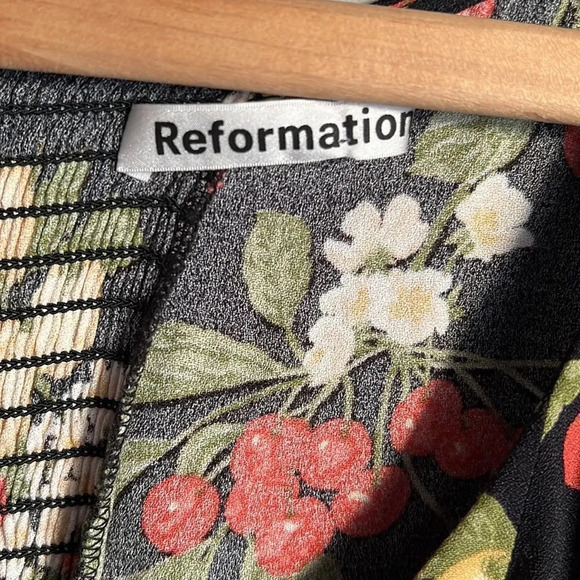 Reformation Alessi Fruit Print Midi Dress - Picture 8 of 13